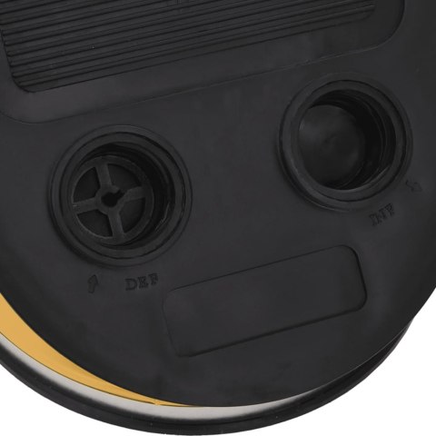 POMPKA NOŻNA 26X18CM PP I PE SZARO-ŻÓŁTA