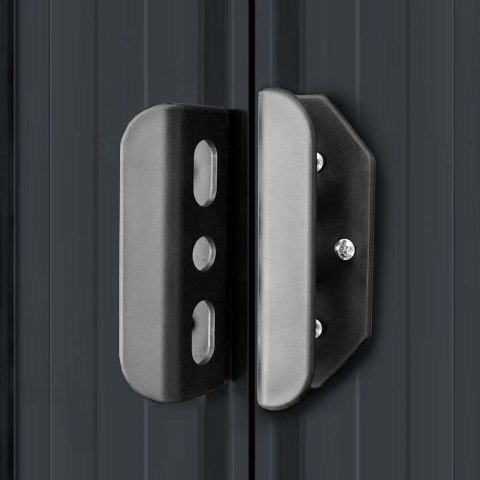 SZOPA OGRODOWA ANTRACYTOWA STALOWA