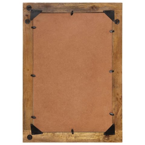 LUSTRO 70X50CM LITE DREWNO MANGO I SZKŁO