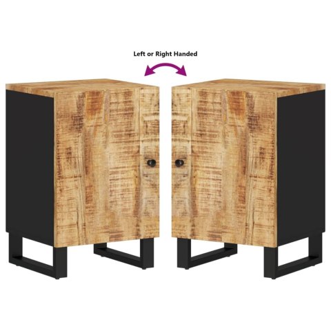 SZAFKA ŁAZIENKOWA 38X33X58CM LITE DREWNO MANGO