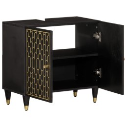 SZAFKA POD UMYWALKĘ 62X33X58CM LITE DREWNO MANGO