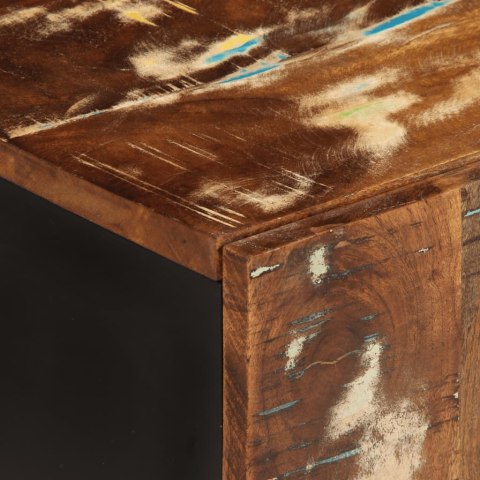 SZAFKA ŚCIENNA DO ŁAZIENKI 38X33X48CM LITE DREWNO Z ODZYSKU