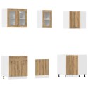 ZESTAW 11 SZAFEK KUCHENNYCH LYON DĄB ARTISAN