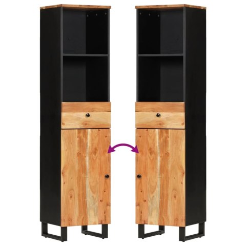 3-CZ. ZESTAW MEBLI ŁAZIENKOWYCH LITE DREWNO AKACJOWE