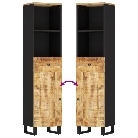 3-CZ. ZESTAW MEBLI ŁAZIENKOWYCH LITE DREWNO MANGO