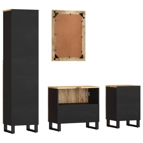 4-CZ. ZESTAW MEBLI ŁAZIENKOWYCH LITE DREWNO MANGO