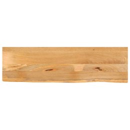 BLAT STOŁU Z NATURALNĄ KRAWĘDZIĄ 110X40X3,8CM DREWNO MANGO