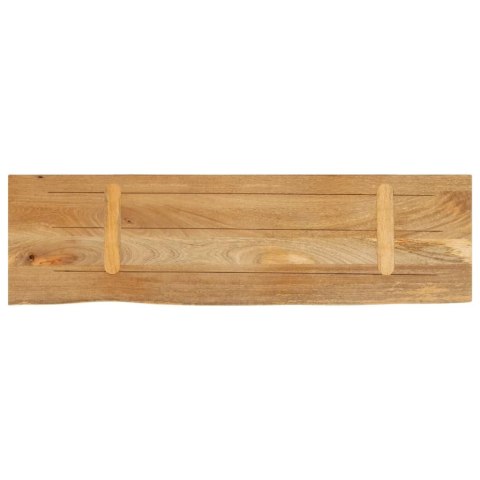 BLAT STOŁU Z NATURALNĄ KRAWĘDZIĄ 110X40X3,8CM DREWNO MANGO
