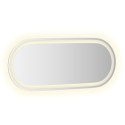 LUSTRO ŁAZIENKOWE Z LED 90X40CM OWALNE