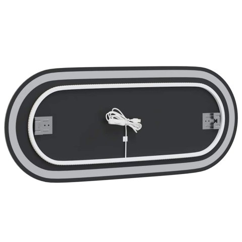 LUSTRO ŁAZIENKOWE Z LED 90X40CM OWALNE