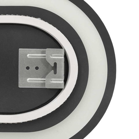 LUSTRO ŁAZIENKOWE Z LED 90X40CM OWALNE