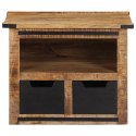 VidaXL Stolik kawowy z szufladami, 50x50x40 cm, lite drewno mango