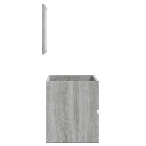 SZAFKA ŁAZIENKOWA Z LUSTREM SZARY DĄB SONOMA