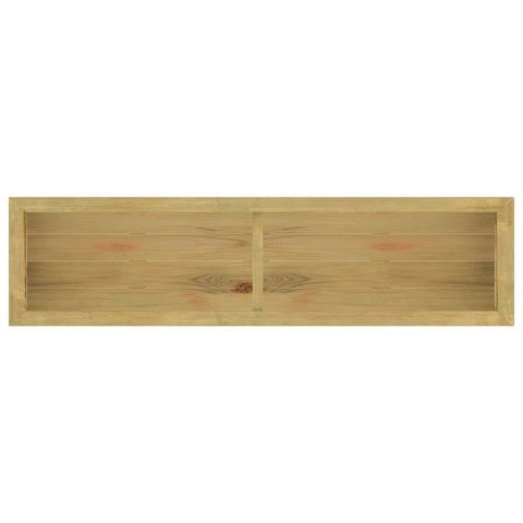 PODNIESIONA DONICA 196X50X100CM IMPREGNOWANE DREWNO SOSNOWE