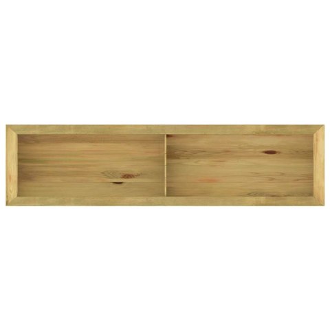 PODNIESIONA DONICA 196X50X50CM IMPREGNOWANE DREWNO SOSNOWE