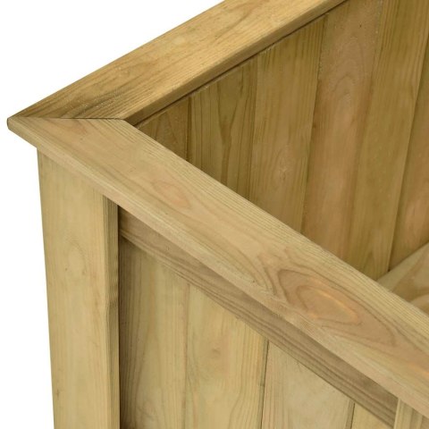 PODNIESIONA DONICA 291X50X50CM IMPREGNOWANE DREWNO SOSNOWE