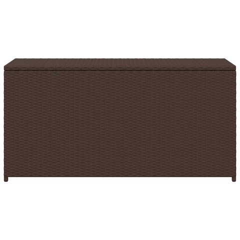 SKRZYNIA OGRODOWA BRĄZOWA 120X50X60CM RATTAN PE