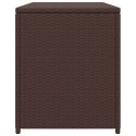 SKRZYNIA OGRODOWA BRĄZOWA 120X50X60CM RATTAN PE