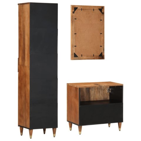 3-CZ. ZESTAW MEBLI ŁAZIENKOWYCH LITE DREWNO MANGO