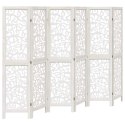 PARAWAN POKOJOWY 6-PANELOWY BIAŁY LITE DREWNO PAULOWNI