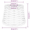 KLOSZ DO LAMPY WISZĄCEJ BIAŁY Ø20X15CM WIKLINA