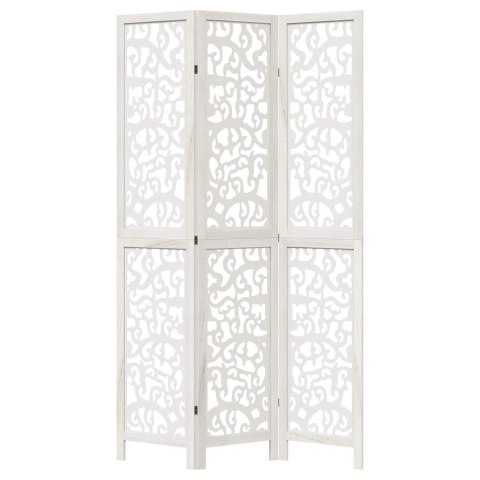 PARAWAN POKOJOWY 3-PANELOWY BIAŁY LITE DREWNO PAULOWNI