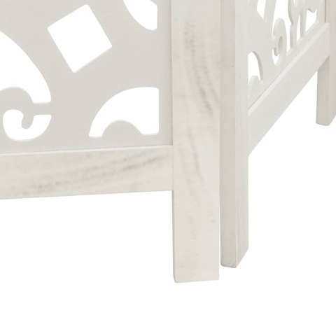 PARAWAN POKOJOWY 6-PANELOWY BIAŁY LITE DREWNO PAULOWNI