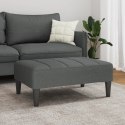 VidaXL Podnóżek, ciemnoszary, 77x55x31 cm, tapicerowany tkaniną