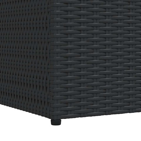 SKRZYNIA OGRODOWA CZARNA 150X100X100CM RATTAN PE