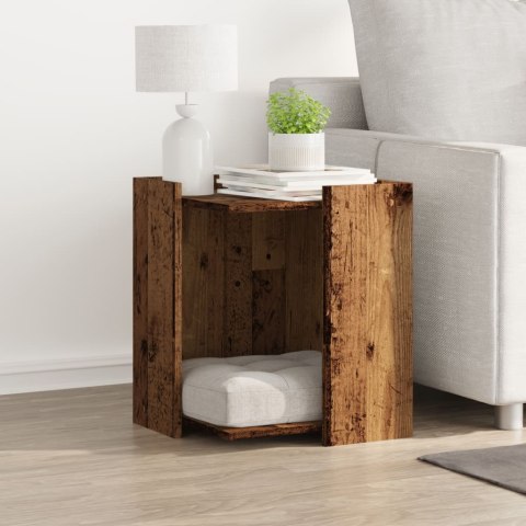 SZAFKA NA KUWETĘ STARE DREWNO 42X42X51CM