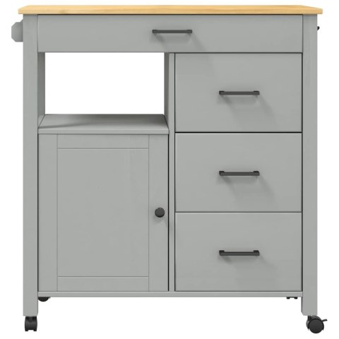 WÓZEK KUCHENNY MONZA 84X40X90CM LITE DREWNO SOSNOWE