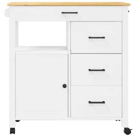 WÓZEK KUCHENNY MONZA 84X40X90CM LITE DREWNO SOSNOWE