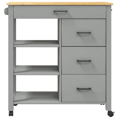 WÓZEK KUCHENNY MONZA 84X40X90CM LITE DREWNO SOSNOWE