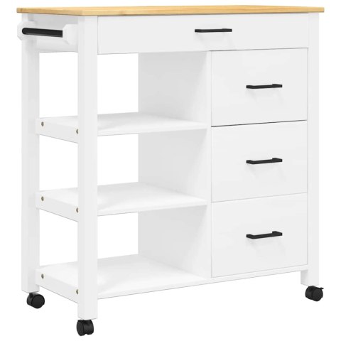 WÓZEK KUCHENNY MONZA 84X40X90CM LITE DREWNO SOSNOWE