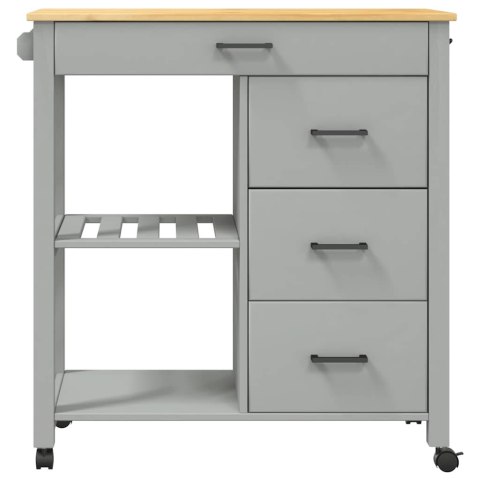 WÓZEK KUCHENNY MONZA 84X40X90CM LITE DREWNO SOSNOWE