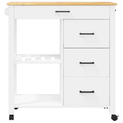 WÓZEK KUCHENNY MONZA 84X40X90CM LITE DREWNO SOSNOWE