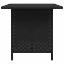 STÓŁ OGRODOWY JADALNIANY CZARNY 110X70X65CM RATTAN PE