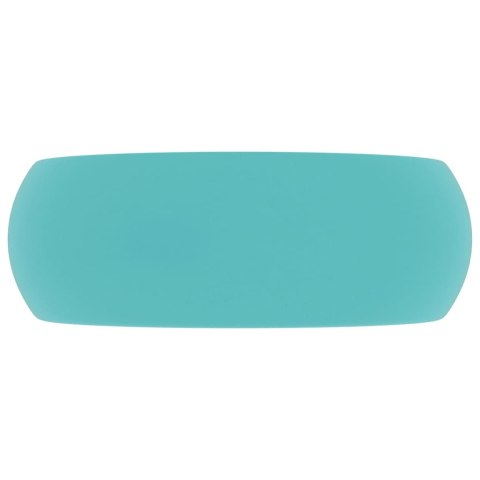 LUKSUSOWA OKRĄGŁA UMYWALKA MATOWA ZIELEŃ 40X15CM CERAMIKA