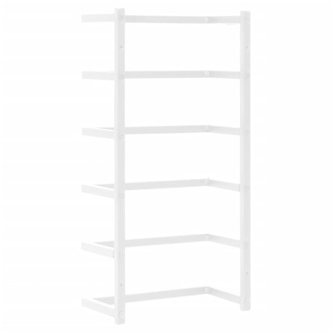 STOJAK NA RĘCZNIK BIAŁY 24X12X48CM STALOWY