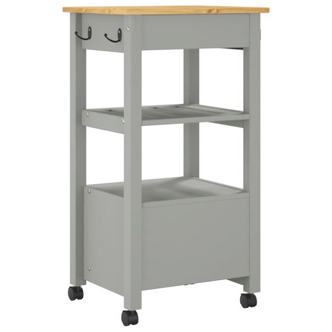 WÓZEK KUCHENNY MONZA 48X40X90CM LITE DREWNO SOSNOWE