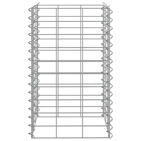 WYSOKIE DONICE GABIONOWE 3 SZT. 30X30X50CM ŻELAZO