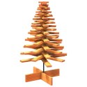 DREWNIANA CHOINKA DO UDEKOROWANIA WOSKOWY BRĄZ 100CM SOSNA