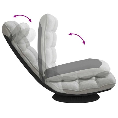 KRZESŁO OBROTOWE PODŁOGOWE CLOUD GREY 70X51X79CM TKANINA