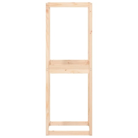 REGAŁ NA OPONY 63X40X180CM LITE DREWNO SOSNOWE