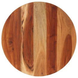 BLAT STOŁU LITE DREWNO AKACJOWE OKRĄGŁY 15-16MM 60CM