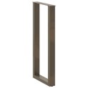 NOGI DO STOŁU BAROWEGO W KSZTAŁCIE LITERY U 2 SZT. NATURALNA STAL 40X(100-101)CM STAL