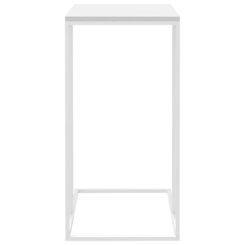 STOLIK BOCZNY BIAŁY 40X30X59CM