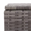 SKRZYNIA OGRODOWA SZARA 150X50X60CM RATTAN PE