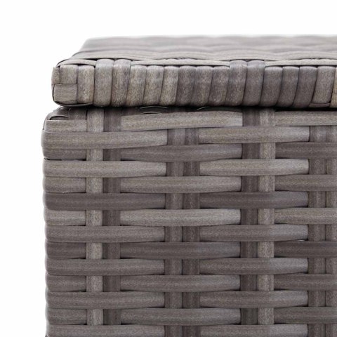 SKRZYNIA OGRODOWA SZARA 150X50X60CM RATTAN PE