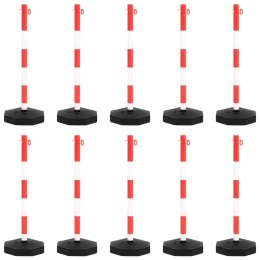 ZESTAW SŁUPKÓW Z 10-METROWYM PLASTIKOWYM ŁAŃCUCHEM